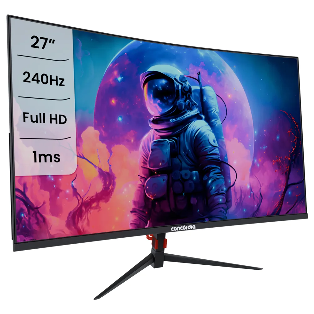 Monitor Gamer Concórdia CZ270F 27" FHD 240Hz VA Curvo - CZ270F - Imagem 1