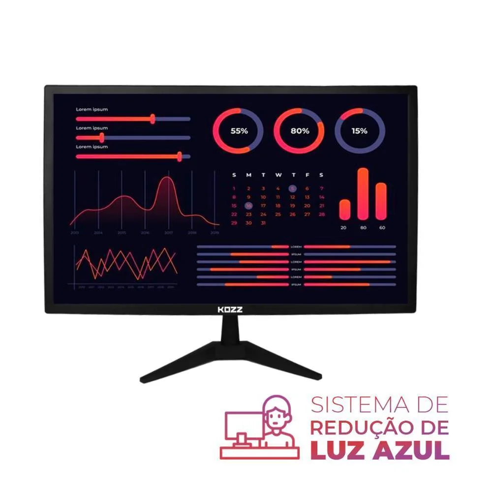 Monitor Gamer Generico 22" FHD 60Hz TN - 22B - Imagem 4
