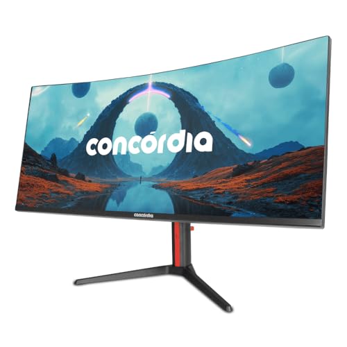 Monitor Gamer Concórdia UZ340 34" WQHD 165Hz VA Curvo - UZ340 - Imagem 2