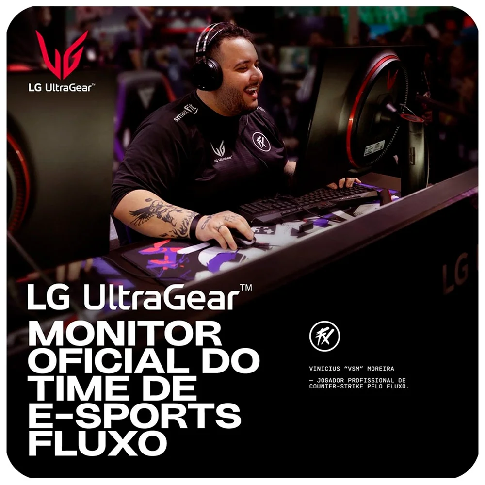 Monitor Gamer LG UltraGear 34" QHD 160Hz VA Curvo - 34G600A-B - Imagem 3