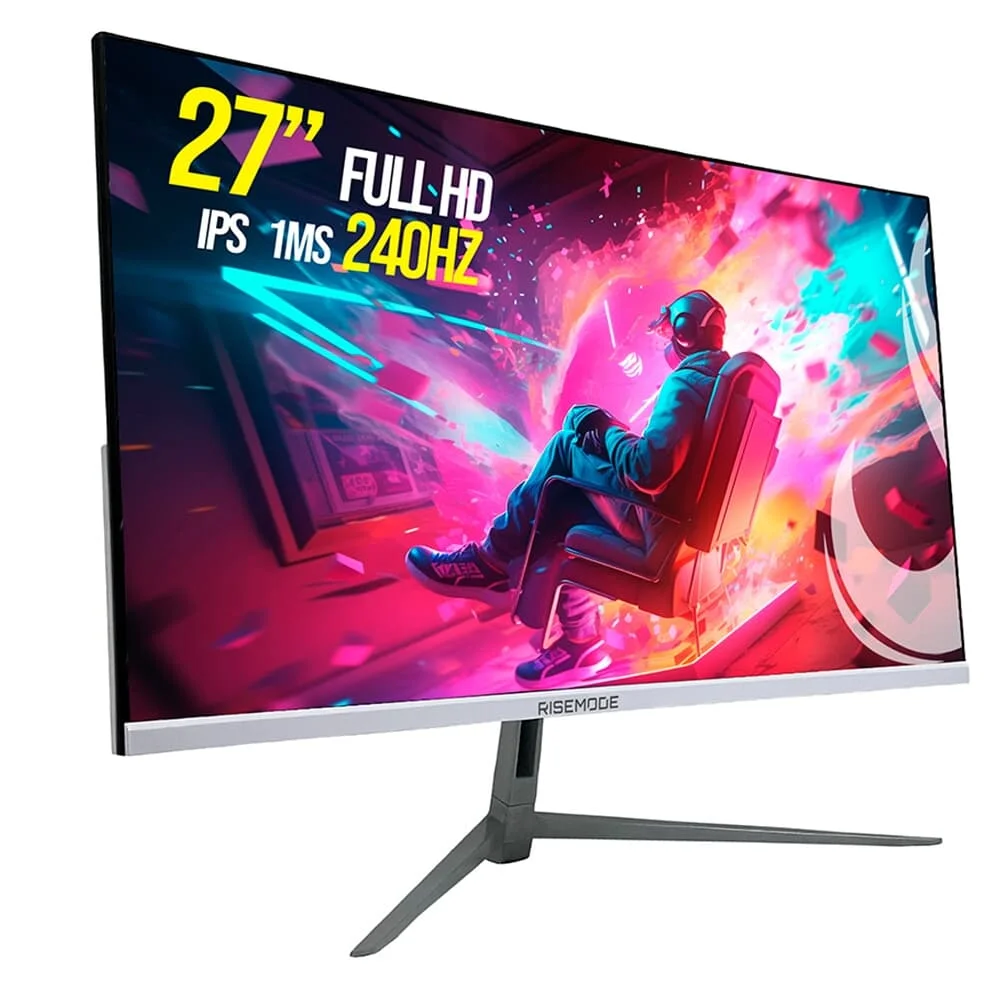 Monitor Gamer Rise Mode 27" FHD 240Hz IPS Curvo - RM-MOG-27C240FH-W - Imagem 2