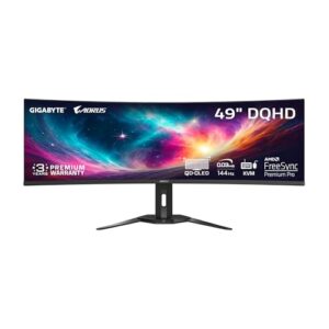 Monitor Gamer Gigabyte AORUS 49" DQHD 144Hz OLED - CO49DQ-SA