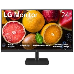 Monitor Gamer LG 24" FHD 100Hz IPS - 24MS500-B