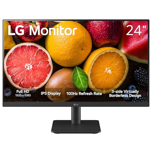 Monitor Gamer LG 24" FHD 100Hz IPS - 24MS500-B