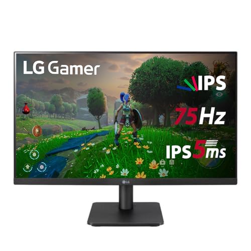 Monitor Gamer LG 24" FHD 75Hz IPS - 24MP400-B