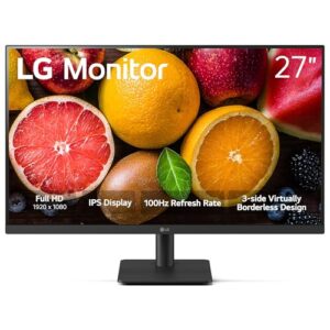 Monitor Gamer LG 27" FHD 100Hz IPS - 27MS500-B