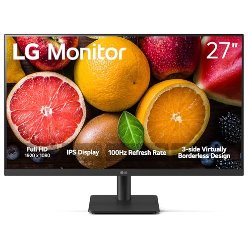 Monitor Gamer LG 27" FHD 100Hz IPS - 27MS500-B