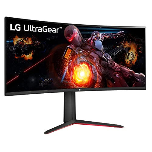 Monitor Gamer LG UltraGear 34" WQHD 160Hz VA Curvo - 34GP63A-B - Imagem 1