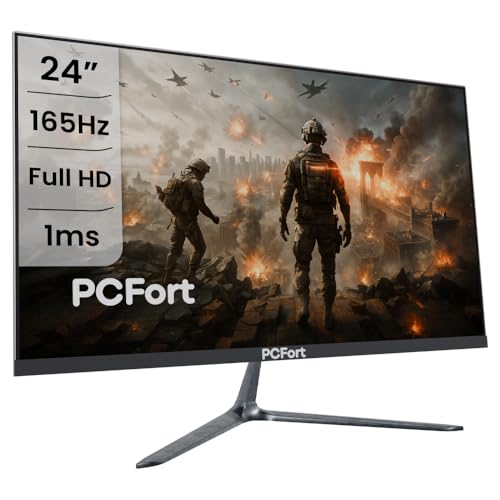 Monitor Gamer PCFort H238F 24" FHD 165Hz VA - H238F165 - Imagem 1