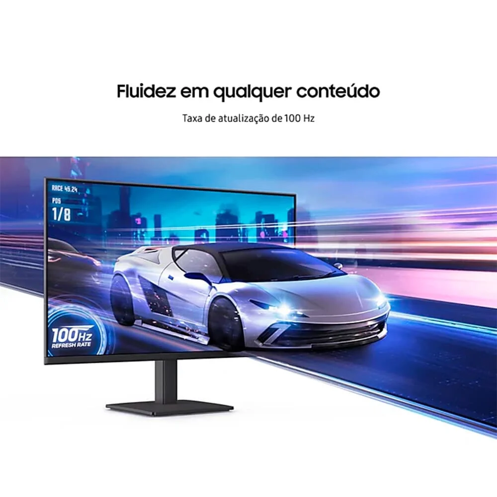Monitor Gamer Samsung Essential S3 27" FHD 100Hz IPS - LS27D300GALMZD - Imagem 2