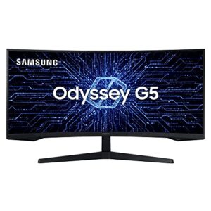 Monitor Gamer Samsung Odyssey G5 34" WQHD 165Hz VA Curvo - LC34G55TWWLMZD
