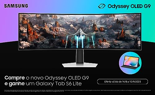 Monitor Gamer Samsung Odyssey OLED G9 49" DQHD 240Hz OLED Curvo - G9 - Imagem 1