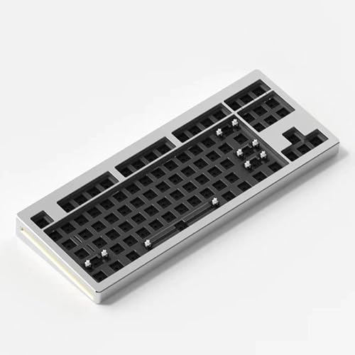 Base para Teclado Mecânico Monsgeek M3 QMK Barebone RGB Prata - Imagem 1