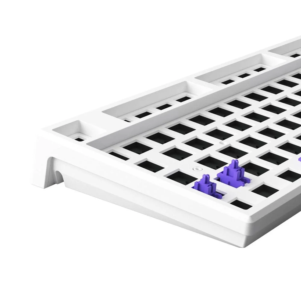 Base para Teclado Barebone Akko Monsgeek MG108W South Facing Branco - Imagem 4