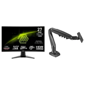 Monitor Gamer MSI MAG 27" FHD 280Hz VA Curvo (Kit Suporte) - 276CXF