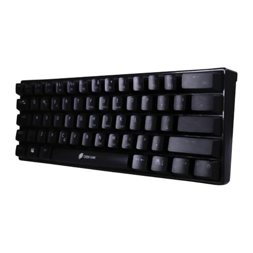 Mini Teclado Mecânico Gamer OEX Ziggy TC607 Switch Outemu Red Preto - Imagem 3