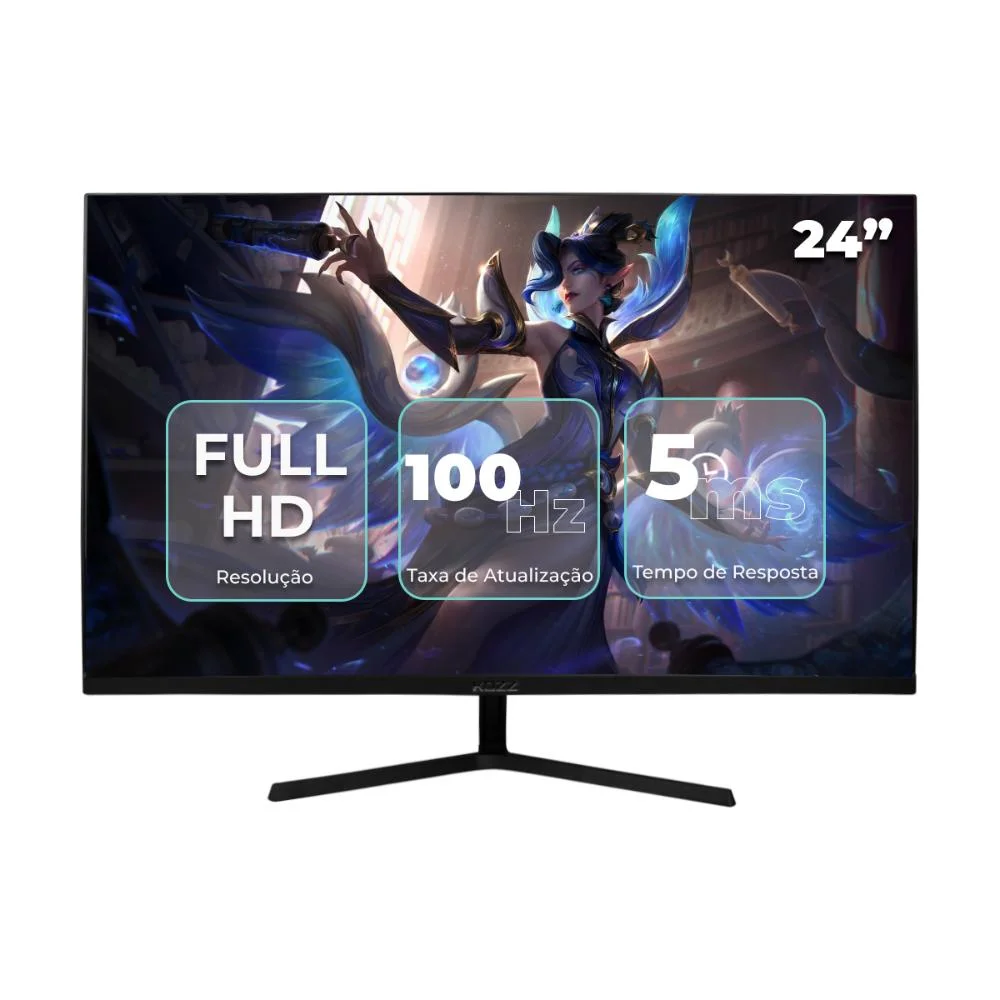 Monitor Gamer Generico 24" FHD 100Hz TN - 24B - Imagem 1
