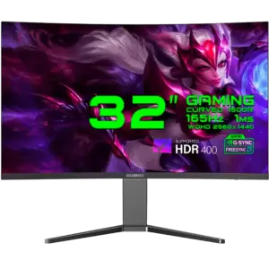 Monitor Gamer Gamemax 32" QHD 165Hz VA Curvo - GMX32