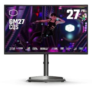 Monitor Gamer Cooler Master 27" FHD 165Hz VA Curvo - GM27-CF