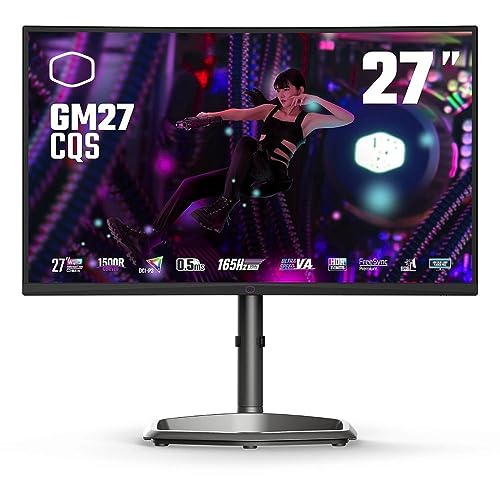 Monitor Gamer Cooler Master 27" FHD 165Hz VA Curvo - GM27-CF