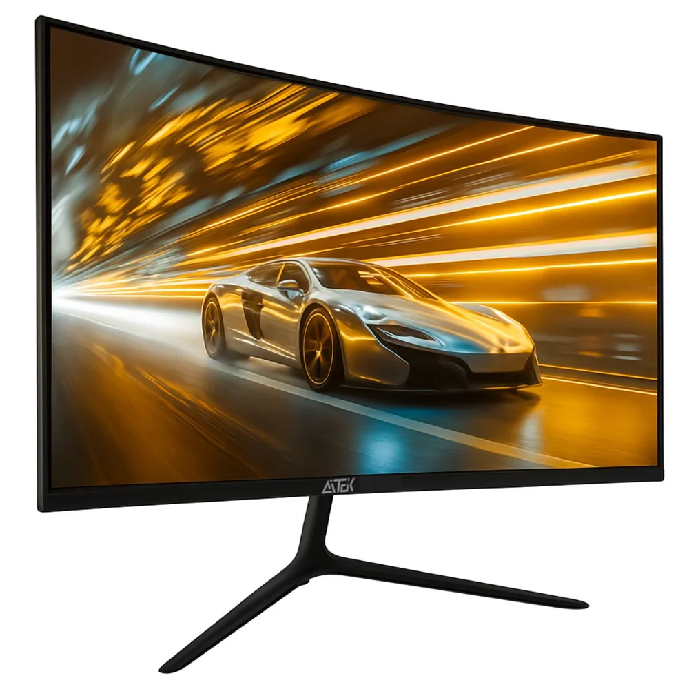 Monitor Gamer Aitek Delta 24" FHD 100Hz VA Curvo - DELTA-M2410AC - Imagem 2