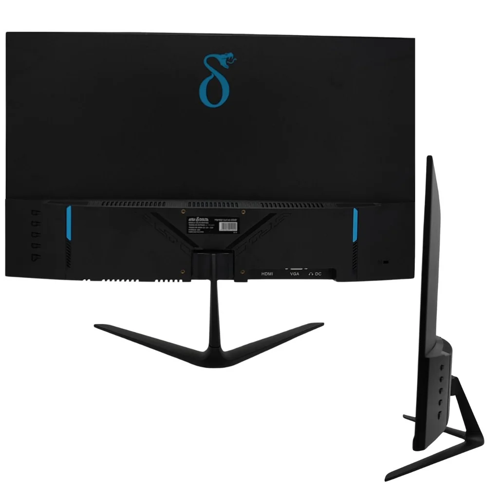 Monitor Gamer Aitek Delta 24" FHD 100Hz VA Curvo - DELTA-M2410AC - Imagem 4