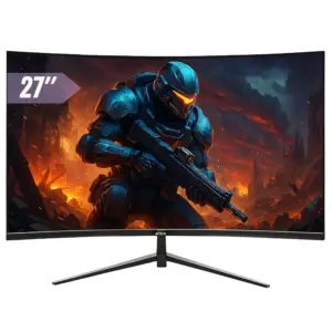 Monitor Gamer Aitek Delta 27" FHD 180Hz VA Curvo - DELTA-M2712AC