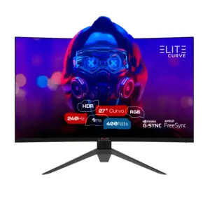 Monitor Gamer Level Elite 27" FHD 240Hz VA Curvo - SG2701B01-9