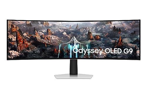 Monitor Gamer Samsung Odyssey G9 49" DQHD 240Hz OLED Curvo - LS49CG930SLXZD