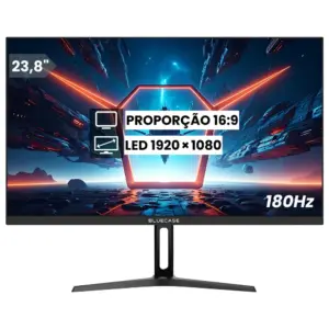 Monitor Gamer Bluecase Taurus 24" FHD 180Hz IPS - BM24FFD1GW