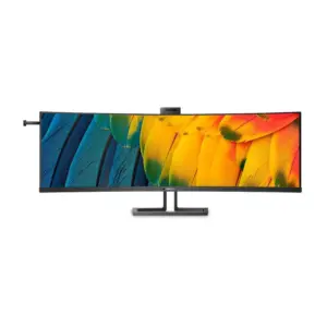 Monitor Profissional Philips 45" DQHD 75Hz VA Curvo - 45B1U6900CH