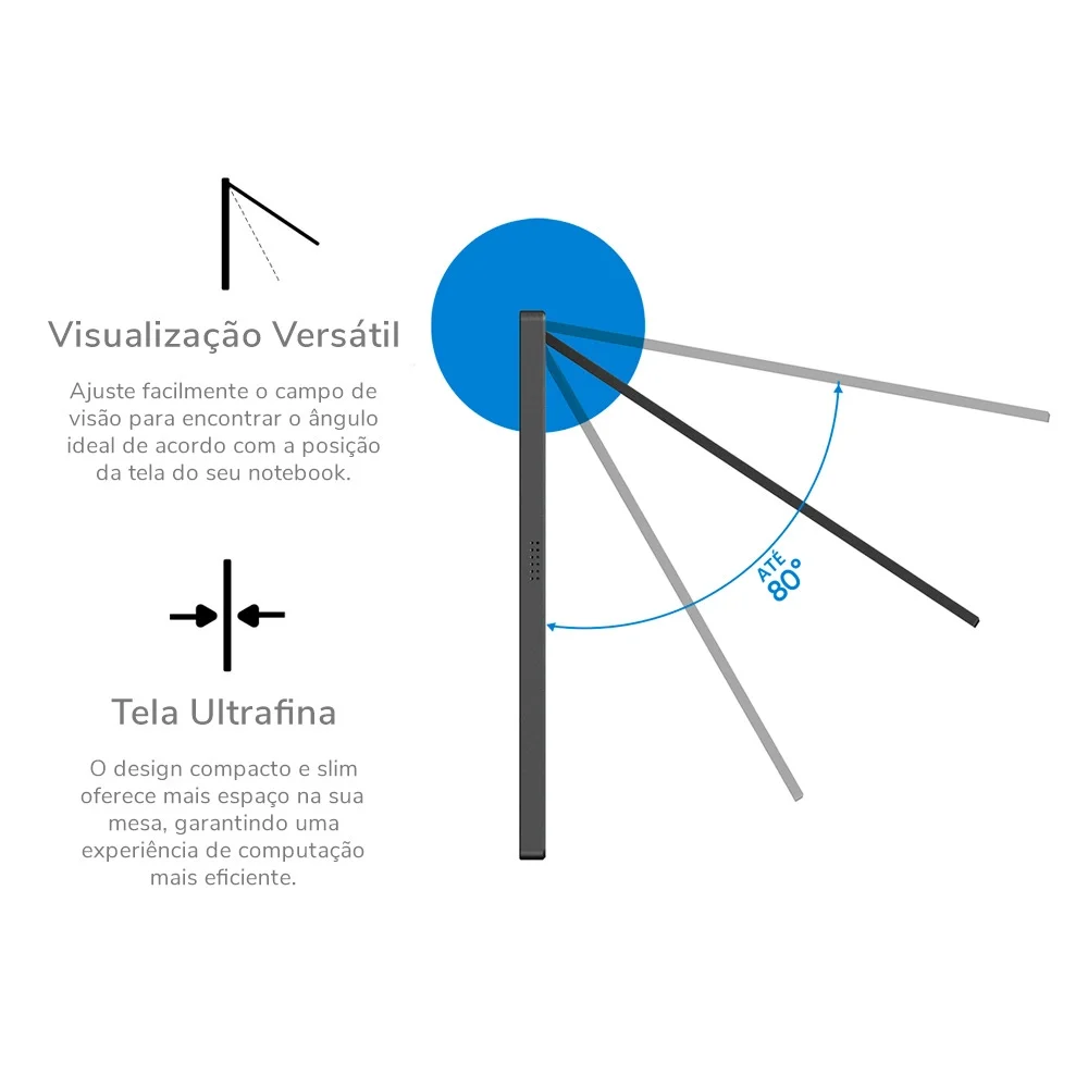 Monitor Portátil Arzopa A1S 14" FHD 60Hz IPS - A1S - Imagem 4