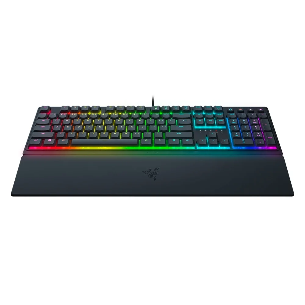 Teclado Gamer Razer Ornata V3 RGB Mecha-Membrane Low Profile Layout US Preto - Imagem 4
