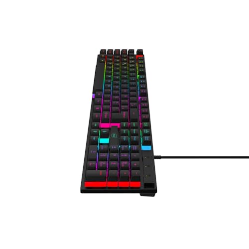 Teclado Gamer Dazz GTE1000 Rainbow Anti-Ghosting ABNT2 USB Preto 62000177 - Imagem 2
