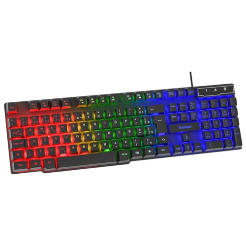 Teclado Gamer Evolut Hawke Com Fio EG206 - Imagem 1