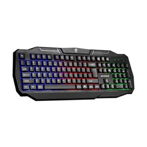 Teclado Gamer Evolut Ranger Com Fio Iluminação Rainbow EG207