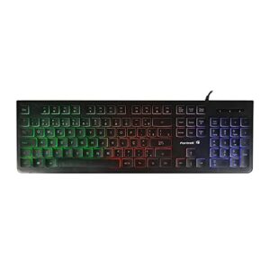 Teclado Gamer Fortrek Black Eagle Multimídia RGB ABNT2