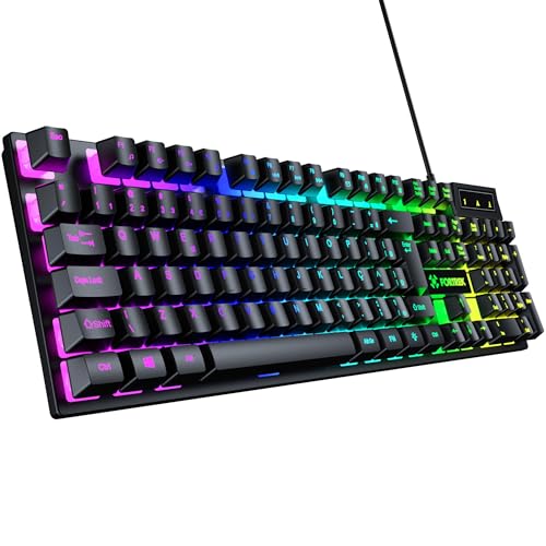 Teclado Gamer Fortrek Fearless 100 Fullsized Preto - Imagem 1