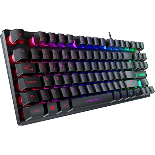 Teclado Gamer Fortrek Fearless 80 TKL Preto - Imagem 1
