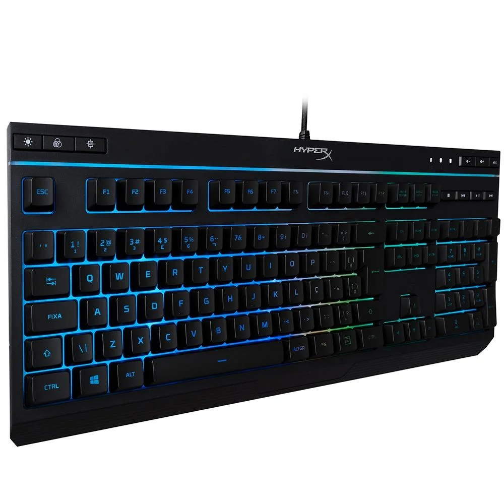 Teclado Gamer HyperX Alloy Core RGB ABNT2 Preto HX-KB5ME2-BR - Imagem 1