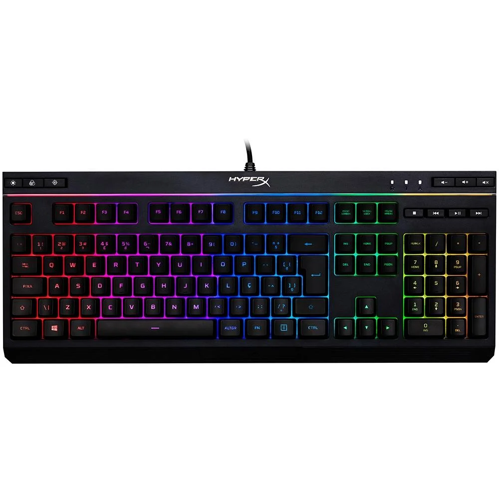 Teclado Gamer HyperX Alloy Core RGB ABNT2 Preto HX-KB5ME2-BR - Imagem 2