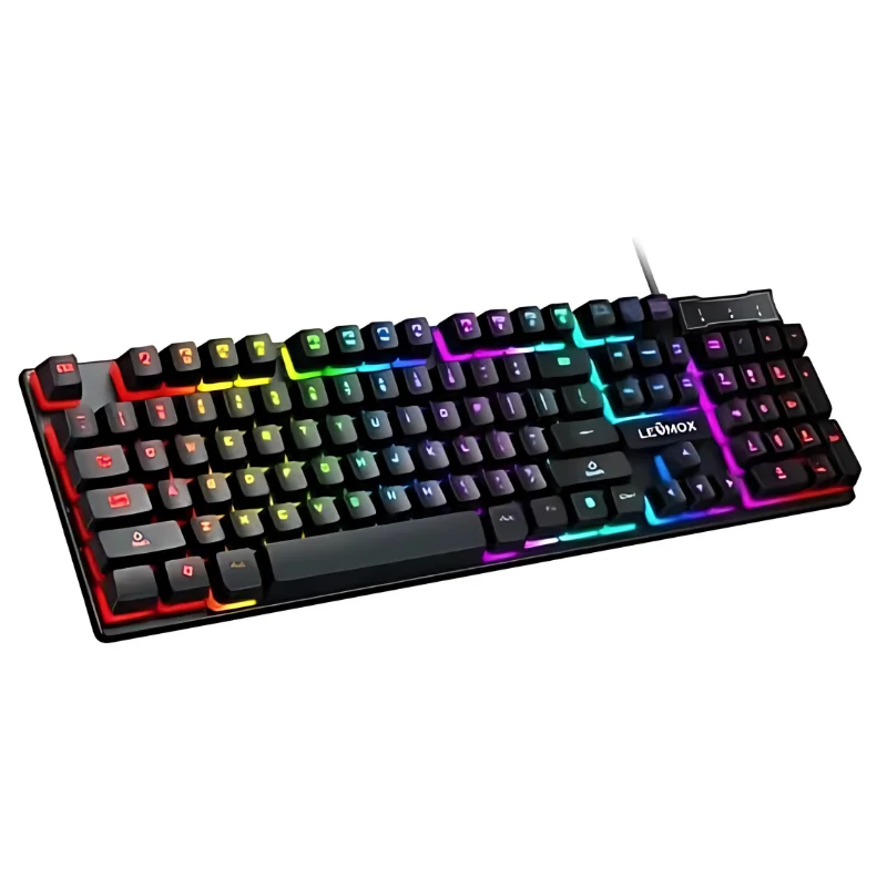 Teclado Gamer Lehmox LEY-2087 RGB Teclas Flutuantes USB ABNT Preto - Imagem 3