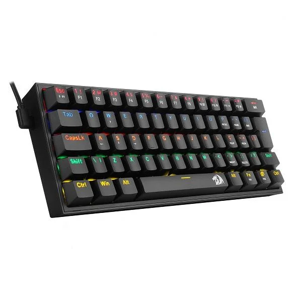 Teclado Mecânico Gamer Redragon Fizz ABNT2 Preto K617-R-B - Imagem 3
