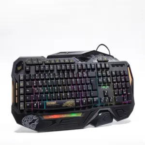 Teclado Gamer Naja LED À Prova D'Água ABNT2 TCO-803