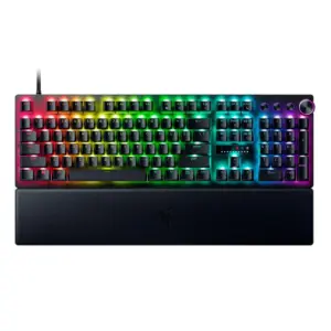 Teclado Óptico Gamer Razer Huntsman V3 Pro Chroma RGB Anti-Ghosting US Preto RZ0304970200