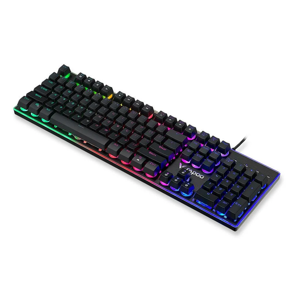 Teclado Gamer Rapoo Vpro Retroiluminado Preto RA029 - Imagem 2