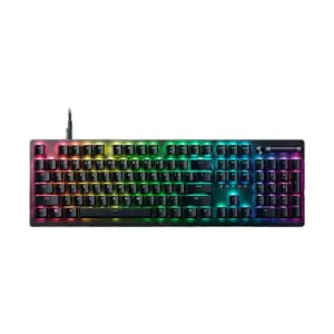 Teclado Gamer Razer DeathStalker V2 Chroma RGB Low Profile Switch Vermelho USB-C Preto RZ0304500200R3U