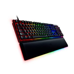 Teclado Gamer Razer Huntsman V2 Linear Chroma Switch Red Apoio de Pulso