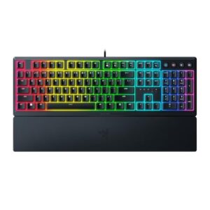Teclado Gamer Razer Ornata V3 Low Profile Chroma RGB Membrana USB Layout US Preto RZ0304460200