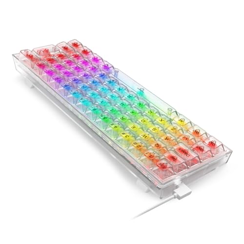 Teclado Gamer Redragon Fizz RGB Switch Crystal Linear Preto K617CT-RGB PT - Imagem 3